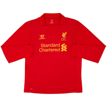 2012-13 Liverpool Home L/S Shirt - 5/10 - (L)