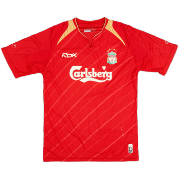 2005-06 Liverpool CL Home Shirt - 4/10 - (S)