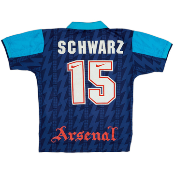 1994-95 Arsenal Away Shirt Schwarz #15 - 6/10 - (M)