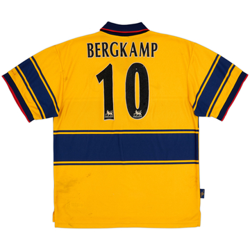 1997-99 Arsenal Away Shirt Bergkamp #10 - 5/10 - (XL)