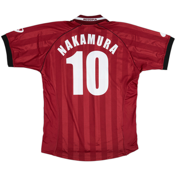 2001-02 Reggina Home Shirt Nakamura #10 - 8/10 - (L)