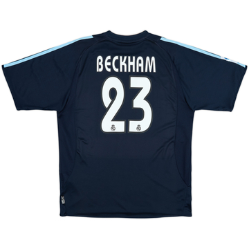2003-04 Real Madrid Away Shirt Beckham #23 - 7/10 - (M)