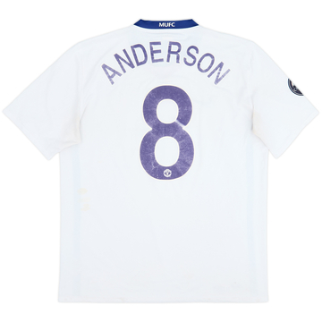2008-10 Manchester United Away Shirt Anderson #8 - 4/10 - (L)