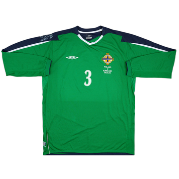 2005 Northern Ireland Match Issue Home Shirt #3 (Capaldi)
