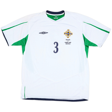 2004 Northern Ireland Player Issue Away Shirt #3 (Capaldi)