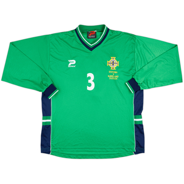 2004 Northern Ireland Match Issue Home L/S Shirt #3 (Capaldi)