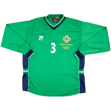 2004 Northern Ireland Match Issue Home L/S Shirt #3 (Capaldi)