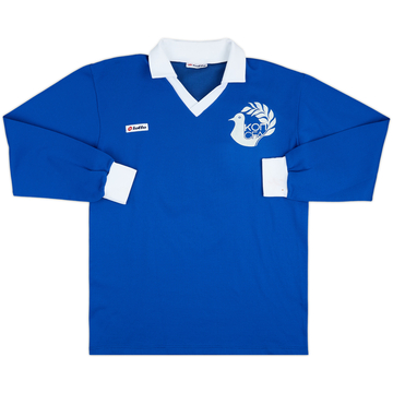 1987 Cyprus Match Worn Home L/S Shirt #6 (Yiangoudakis )