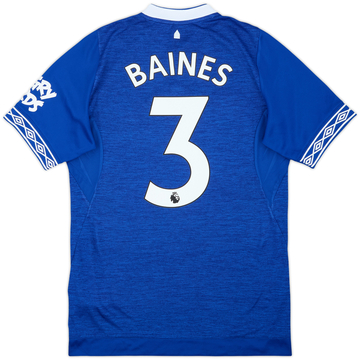 2018-19 Everton Home Shirt Baines #3 - 9/10 - (S)
