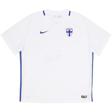 2016-18 Finland Signed Home Shirt - 6/10 - (XXL)