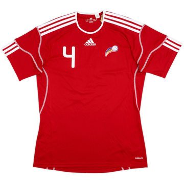 2010-11 Andorra Match Issue Home Shirt #4 (Sonejee)