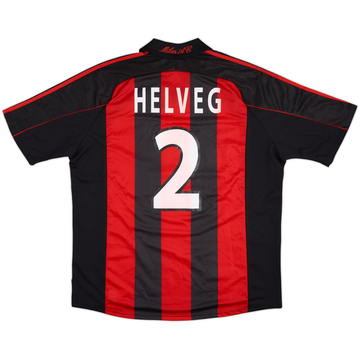 2000-02 AC Milan Home Shirt Helveg #2 - 8/10 - (XL)