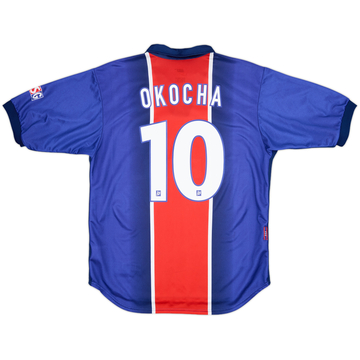1998-99 Paris Saint-Germain Home Shirt Okocha #10 - 9/10 - (M)