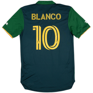2021-22 Portland Timbers Match Issue Home Shirt Blanco #10