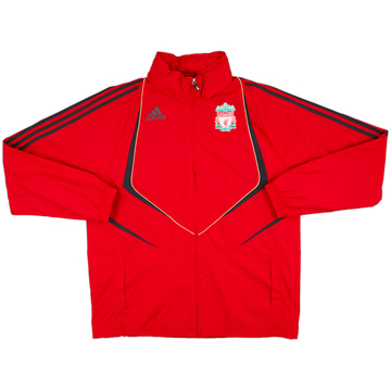 2009-10 Liverpool adidas Hooded Rain Jacket - 8/10 - (L)