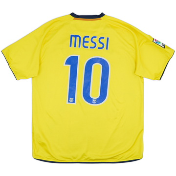 2008-10 Barcelona Away Shirt Messi #10 - 6/10 - (L)