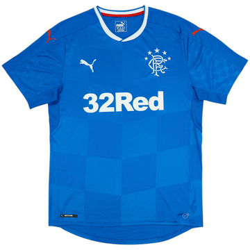 2016-18 Rangers Home Shirt - 8/10 - (L)