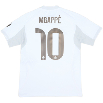 2025-26 Real Madrid Home Shirt Mbappe #10 (M)