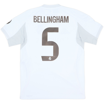 2025-26 Real Madrid Home Shirt Bellingham #5 (M)