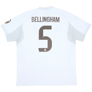 2025-26 Real Madrid Home Shirt Bellingham #5 (XL)