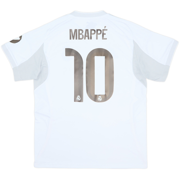 2025-26 Real Madrid Home Shirt Mbappe #10 (L)
