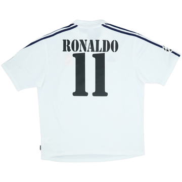 2002-03 Real Madrid Centenary Home Shirt Ronaldo #11 - 6/10 - (XL)