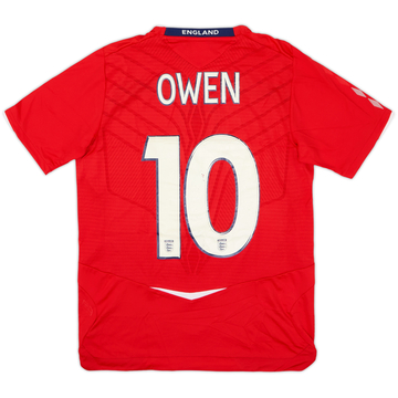 2008-10 England Away Shirt Owen #10 (S)