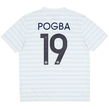 2014-15 France Away Shirt Pogba #19 - 4/10 - (L)