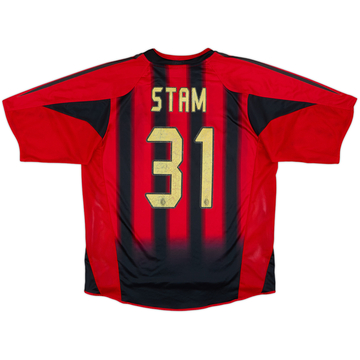2004-05 AC Milan Home Shirt Stam #31 - 5/10 - (L)