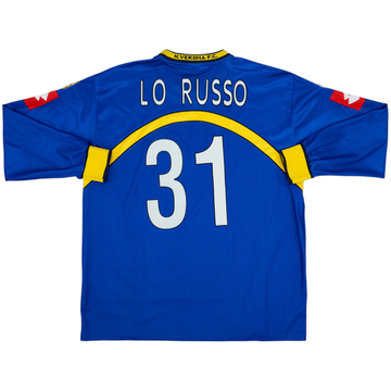 2002-03 Hellas Verona Match Issue Home L/S Shirt Lo Russo #31