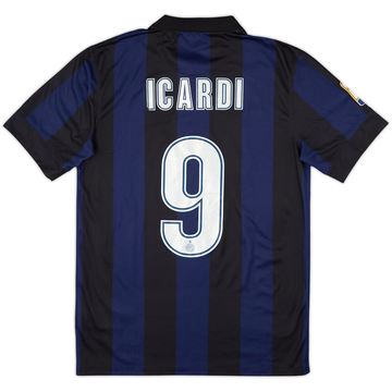 2013-14 Inter Milan Home Shirt Icardi #9 - 7/10 - (S)