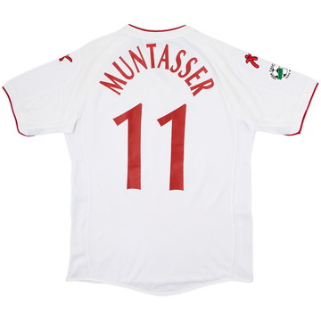 2004-05 Perugia Match Issue Away Shirt Muntasser #11