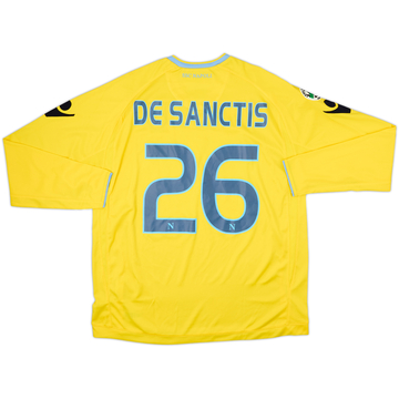 2009-10 Napoli GK Shirt De Sanctis #26 - 7/10 - (XL)