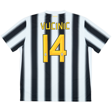 2011-12 Juventus Home Shirt Vucinic #14 - 7/10 - (XXL)