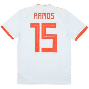 2018-19 Spain Away Shirt Ramos #15 (S)