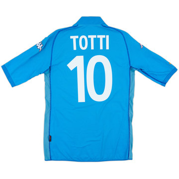 2002 Italy Home Shirt Totti #10 - 5/10 - (XL)