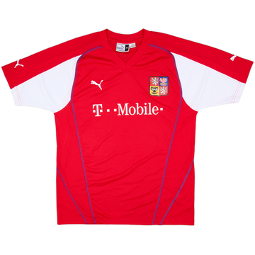2004-05 Czech Republic Basic Home Shirt - 9/10 - (XL)