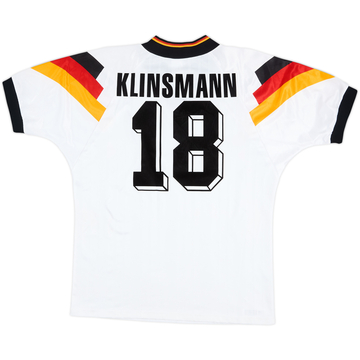 1992-94 Germany Home Shirt Klinsmann #18 - 6/10 - (L/XL)