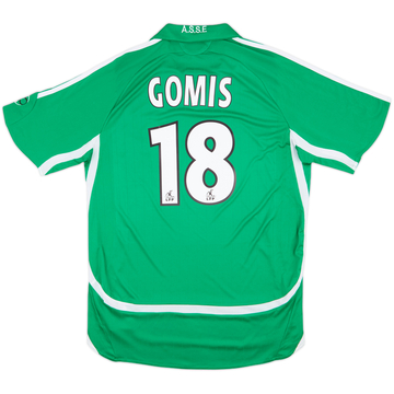 2006-07 Saint Etienne Home Shirt Gomis #18 - 8/10 - (M)
