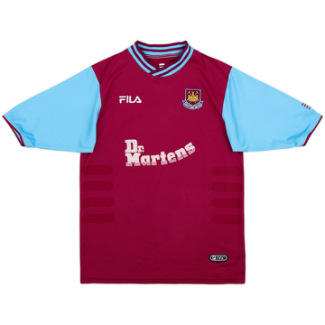2001-03 West Ham Home Shirt - 8/10 - (L.Boys)