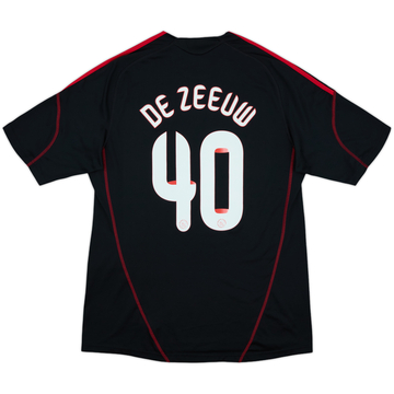 2009-10 Ajax Away Shirt de Zeeuw #40 - 8/10 - (L)