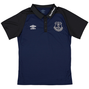 2017-18 Everton Umbro Polo Shirt - 9/10 - (S)