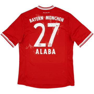 2013-14 Bayern Munich Home Shirt Alaba #27 - 4/10 - (L)