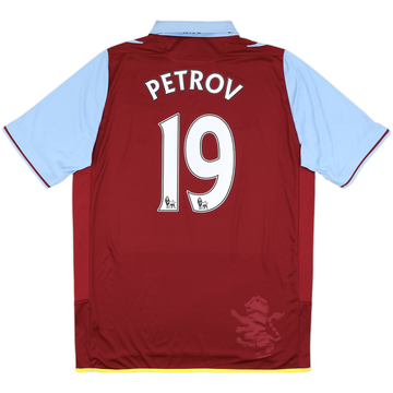 2012-13 Aston Villa Home Shirt Petrov #19 (L)