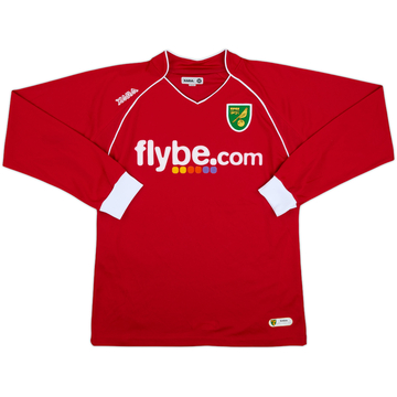 2007-08 Norwich Away L/S Shirt - 8/10 - (M)