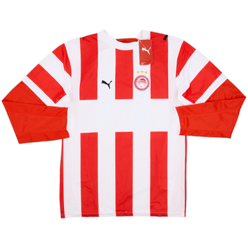 2006-07 Olympiakos Home L/S Shirt (S)