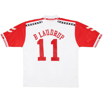 1996-97 Denmark Away Shirt B Laudrup #11 - 8/10 - (XXL)