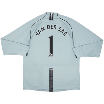 2007-08 Manchester United GK Shirt Van Der Sar #1 (XL)