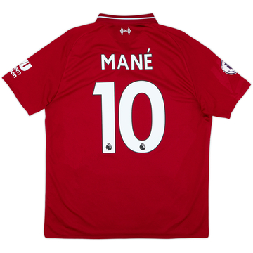 2018-19 Liverpool Home Shirt Mane #10 - 8/10 - (M)