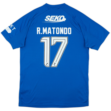 2024-25 Rangers Home Shirt R.Matondo #17 - 9/10 - (M)